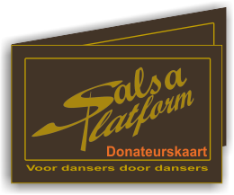 salsaplatform donateurskaart jaarlijks te koop vanaf november